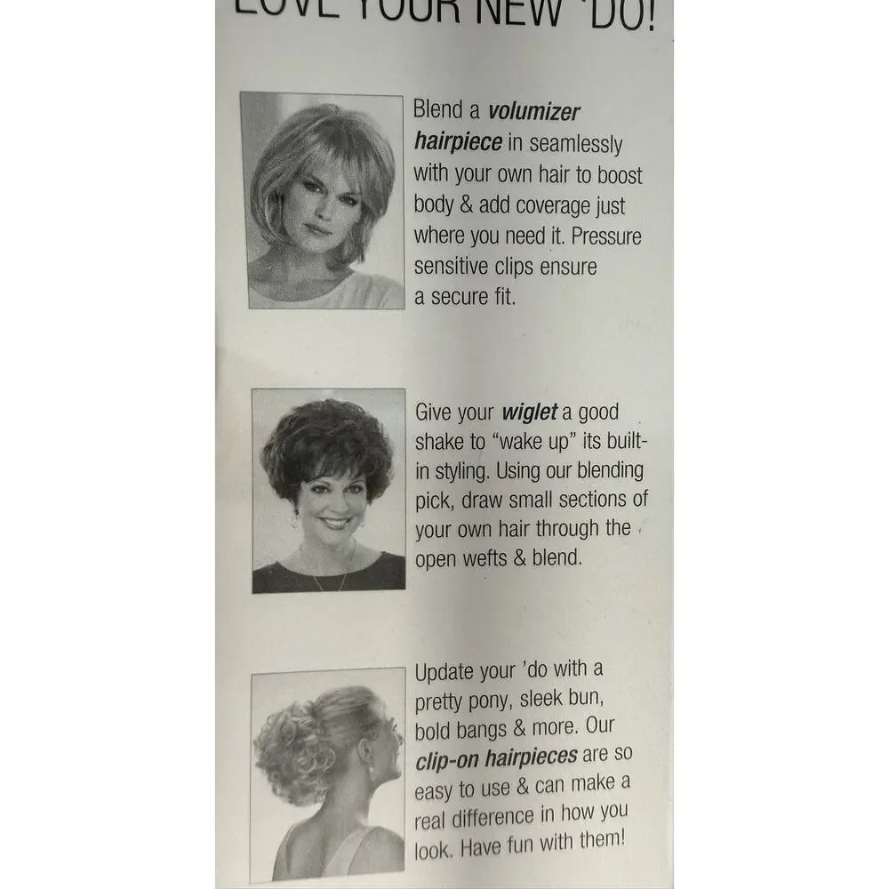 Paula Young Wispy Wrap Elasticized Hair Piece A9403 Color 101 Platinum Ash